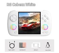 ANBERNIC-RG CubeXX- écran 3.95 pouces IPS -64G- Blanc console de jeux portable