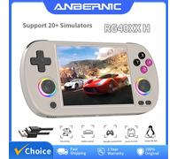 Console portable - ANBERNIC RG40XXH - Rétrogaming - 64 Go - Couleur Noir