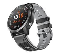 ANBEST Bracelet Compatible avec Fenix 6X Pro/Fenix 7X/Enduro 2 Bracelet, 26mm Remplacement Banda en Silicone pour Fenix 5X/Descent MK2 Dégagement Rapide Bracelet, Noir/Gris