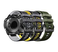 ANBEST Bracelet Compatible avec Fenix 6X Pro/Fenix 7X/Enduro 2 Bracelet, 26mm Remplacement Banda en Silicone pour Fenix 5X/Descent MK2 Dégagement Rapide Bracelet