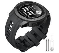 ANBEST Bracelet Compatible avec Garmin Instinct 2S Solar Smart Watch, Bracelet de Rechange Sport en Silicone pour Instinct 2S