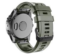 ANBEST Bracelet de rechange en silicone pour Garmin Fenix 5S/6S Pro/5S Plus/7S/7S Pro, Quick Fit 20 mm pour Epix Pro 42 mm, Descent MK2S/MK3 43mm (Army Green)
