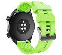 ANBEST Bracelet pour Huawei Watch GT 4/GT 3/GT 2/GT 46mm Bracelet, Silicone Bracelet de Remplacement pour Huawei Watch 3/3 Pro/GT Active/Sport/Classic, Vert