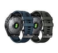 ANBEST Compatible avec Fenix 6X Pro/Fenix 5X/Fenix 7X Bracelet, Quickfit 26mm Sport Bracelet en Silicone de Remplacement pour Fenix 6X/Enduro 2/Fenix 5X Plus/Fenix 3HR/Descent MK2/Descent MK1 Banda