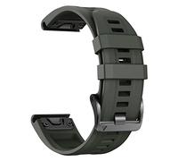 ANBEST Compatible avec Fenix 6X Pro/Fenix 5X/Fenix 7X Bracelet, Quickfit 26mm Sport Bracelet en Silicone de Remplacement pour Fenix 6X/Enduro 2/Fenix 5X Plus/Fenix 3HR/Descent MK2/Descent MK1 Banda