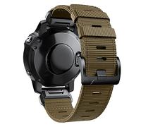 ANBEST Nylon Bande Compatible avec Fenix 6/Fenix 7/Fenix 5 Bracelet, Bracelet à Dégagement Rapide avec Boucle à vis pour Fenix 6 Pro/Forerunner 955/Forerunner 945/Forerunner 935 pour Femmes et Hommes