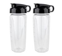 Anbige Lot de 2 gobelets de 710 ml avec couvercle, compatibles avec les mélangeurs Black&Decker BL2010BP, BL2020S, BL1110BG, BL1230SG