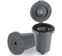 Anbige Lot de 2 tasses filtrantes réutilisables grises compatibles avec les cafetières Cuisinart à portion unique