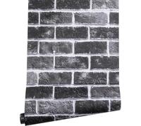 ANBILILA Rocher Auto-adhésif Papier Peint, 44,5x500CM Pierre de Brique Auto-adhésive Papier Peint en Vinyle étanche décoration Murale pour Murs Décoratifs