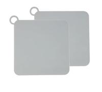ANBOO 2 PCS Couvercle du Bouchon De Vidange Silicone Carré Anti-odeurs, Bouchon Baignoire Universel, Bouchon Evier Cuisine, Bouchon Douche, pour Douche, Baignoire, Lavabo, évier