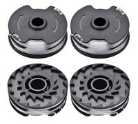 ANBOO 4pcs Bobine Fil Coupe Bordure Parkside, Compatible Avec PRTA 20-Li B2/C3, PRT 300/550 A1/A3, IAN351753 TLP-01, Pièce Détachée Débroussailleuse, 1,6mm Pour Parkside (Lidl) Outils (4 Bobines)
