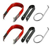 ANBOO 6 Pcs Extracteur De Capuchon De Boulon De Roue, Voiture Couvre l'outil d'extraction, Outil Demontage pour Couvre-écrous pour Retirer Le Cache-écrou de Roue