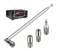 ANBOO Antenne radio FM, antenne intérieure télescopique DAB 75 Ohm