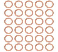 ANBOO Assortiment de 30 rondelles en cuivre - M14 x 20 x 1,5 - Joint de bouchon de vidange d'huile - Assortiment d'anneaux en cuivre