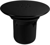 ANBOO Bonde de Douche Noire 90 mm/115 mm Anti-Odeur