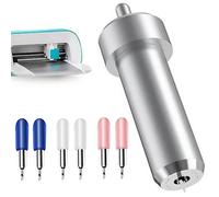 ANBOO Lame de coupe fine de qualité supérieure + boîtier, lames de rechange compatibles avec Cricut Joy Xtra/Extra (3 couteaux Cricut) (argenté)