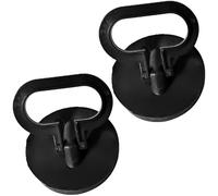 ANBOO Lot de 2 bouchons de baignoire 42-46MM, Bouchon universel pour baignoire, lavabo et évier, Noir, Plastique
