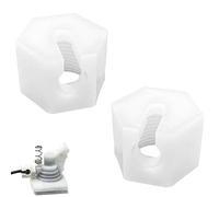 ANBOO Lot de 2 pièces de rechange pour machine à soda SodaStream - Accessoires pour SodaStream - Pièces de rechange - Raccord de tuyau - Écrou de rechange - Convient pour SodaStream Crystal 1.0 et 2.0