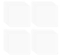 ANBOO Lot de 25 pastilles adhésives Nano transparentes - Double face - Extra fort - Réutilisables - Lavables - Pour tapis, carrelage, voiture, bricolage, bureau, sol, suspension (25)