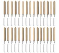 ANBOO Lot de 30 lames de rechange de rechange de qualité supérieure - Compatible avec Cricut Explore Air/Air 2/Maker 3 (3 angles de lame Cricut) - Doré