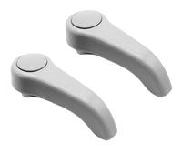 ANBOO Poignées de Réglage de Siège Avant, ABS Réglage Siège Remplacement Traction, Compatibles pour Renault Clio 2 Twingo 1 7701209658 7701470827 (Gris)