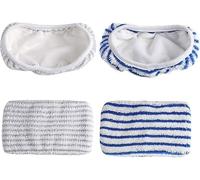 ANBOO Serpillières Remplacement pour Rowenta Clean & Steam ZR005801/RY7/RY8, Chiffons en Microfibre, Tampon à Vadrouille Reutilisable pour Nettoyer et Frotter Les Sols (4PCS)