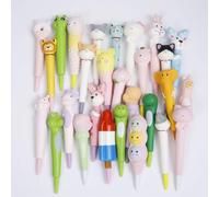 Anboor 3 Pcs Squishies Licorne Sirène Panda Stylo Grip Kawaii Lent Rising Parfumé Crayon Topper Squishies Enfants Jouet Cadeau