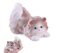 Anboor Big Cat Squishies - Jouet à presser en forme de chat persan - Doux et réaliste - Pour enfants et adultes - 11,9 cm