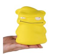 ANBOOR Jouet Squishies 4,7 Pouces, Petits Monstres Squishy Jaunes,Amusants et Amusants pour Les Enfants,Boule de Compression à Remontée Lente pour Soulager Le Stress,Cadeau d'anniversaire Halloween