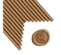 ANBOSE Bâtons de Sceau de Cire - 16 Pièces pour Pistolet à Colle de 0,44 Pouce - Couleur Brown - pour Invitations de Mariage