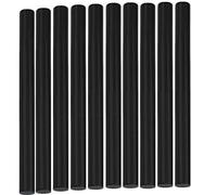 Anbose - Lot de 10 bâtons de cire noirs pour cachet de cire vintage pour invitations de mariage, enveloppes de lettres