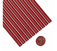Anbose - Lot de 10 bâtons de cire pour cachet de cire vintage pour invitations de mariage, enveloppes de lettres