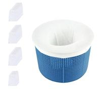 ANBOSE Lot de 35 paires de chaussettes d'écumoire de piscine parfaites pour les filtres pour paniers et écumoires. Les chaussettes filtrantes durables nettoient les débris et les feuilles pour