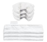 ANBOWEI 6 Bonnettes pour Nettoyeur Vapeur pour Karcher Easy Fix SC2 SC3 SC4 SC5, Chiffons de Rechange en Microfibre, 3 Bonnettes Microfibre et 3 Serpilleres Chiffons Easy Fix