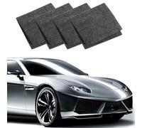 ANBOWEI Nano Sparkle Cloth, 8 Pièces Efface Rayures Chiffon Voiture, Nano Magic Chiffon Anti Rayures Voiture pour Réparation Petites Rayures et Les Taches d'eau sur la Voiture