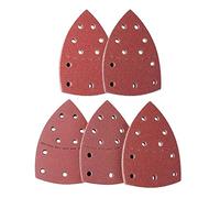 ANBOWEI Papier Abrasif pour Ponceuse Triangulaire 50 Feuilles Abrasives
