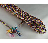 ANBP Corde en polypropylène multicolore 6 mm / 10 m (0,59€/m) rose arc-en-ciel