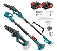 Anbull 2-en-1 8" Elagueuse Sur Perche Electrique - Portée de travail 4,8 m