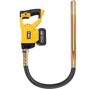 Anbull Vibreur à béton à Batterie 21V 1m Concrete Vibrator | 2 batteries de 3000mAh Vibrante Pour béton Élimine rapidement les bulles d'air Aiguille Vibreur interne Vibreuse béton