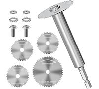 Ancable Coupe-tube intérieur, tige hexagonale 1/4" PVC sanitaire Coupeurs intérieurs coupe-tubes en plastique (lames de scie 32 mm x 3, lames de scie 44 mm x 1)