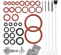 Ancable Joints toriques O-Rings pour Philips Saeco, lot de 30 joints en silicone O-Ring compatibles avec les machines à café Philips. Inclus : ensemble de brosses de nettoyage, pour soupape de support
