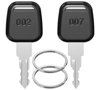 Ancable Lot de 2 clés compatibles avec TSA, 007&002, multifonctionnelles, compatibles avec TSA 007 002, pour bagages, valises, mot de passe, serrures TSA