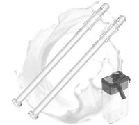 Ancable Lot de 2 tuyaux d'aspiration de lait pour DeLonghi ECAM ETAM ESAM, remplacement pour 5313232961, tuyaux à lait de haute qualité de 15,7 cm pour machines à café automatiques DeLonghi avec