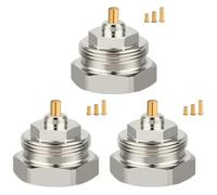 Ancable Lot de 3 adaptateurs de radiateur M30 x 1,0 vers M30 x 1,5 pour valves Oventrop 1011445 - Robinet thermostatique à filetage fin pour thermostat/vanne de chauffage