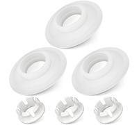 Ancable Lot de 3 joints de valve de chasse compatibles avec réservoir de toilette Ideal Standard avec joint et clip pour vannes de chasse d'eau Ideal Standard Armitage Shanks SV01967 - Blanc