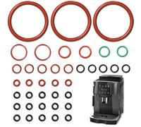 Ancable Lot de 39 joints toriques, kit d'entretien compatible avec les machines à café DeLonghi ESAM/ECAM/ETAM, pour infuseur, bloc thermique, mousseur à lait