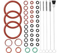 Ancable Lot de 40 joints toriques avec brosses de nettoyage, kit de maintenance, joint d'étanchéité compatible avec les machines à café DeLonghi ESAM/ECAM/ETAM pour unité d'infusion Thermoblock