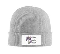 Anceky Bonnet tricoté « Jésus m'a sauvé la Vie » pour Femmes et Hommes