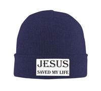 Anceky Bonnet tricoté « Jésus m'a sauvé la Vie » pour Femmes et Hommes