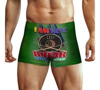 Anceky Boxer Homme Motif Drapeau américain Vintage, Boxer imprimé, sous-vêtement Extensible et Doux